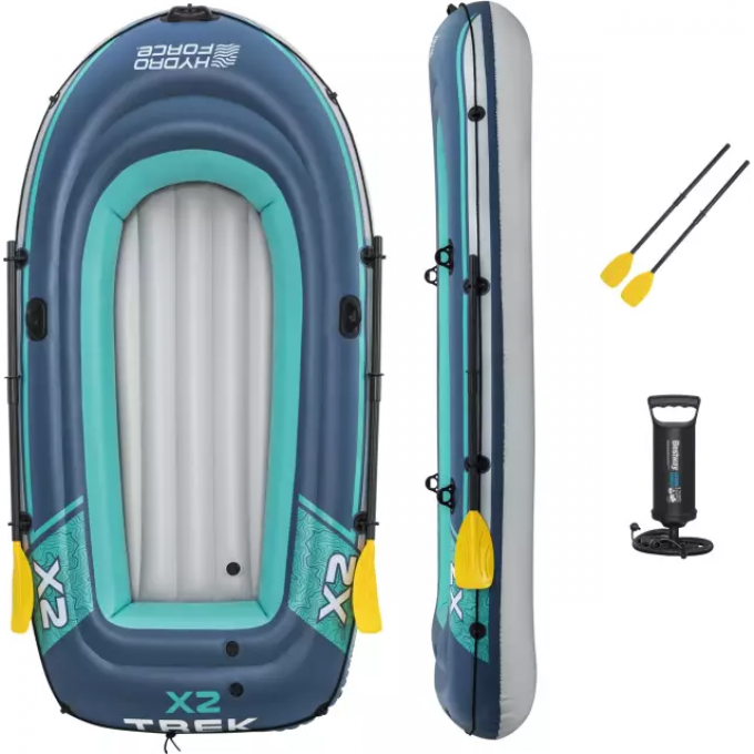 Надувная лодка BESTWAY TREK X2 RAFT SET 294х137 см (до 360 кг) 61154 BW Надувная лодка BESTWAY TREK X2 RAFT SET 294х137 см (до 360 кг) 61154 BW