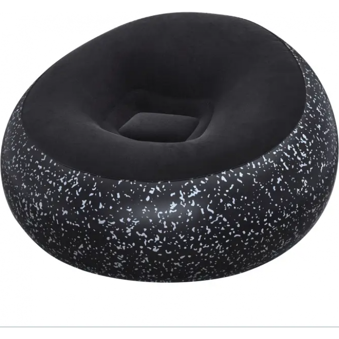 Надувное кресло BESTWAY INFLATE-A-CHAIR 112x112x66см черное 75153 BW