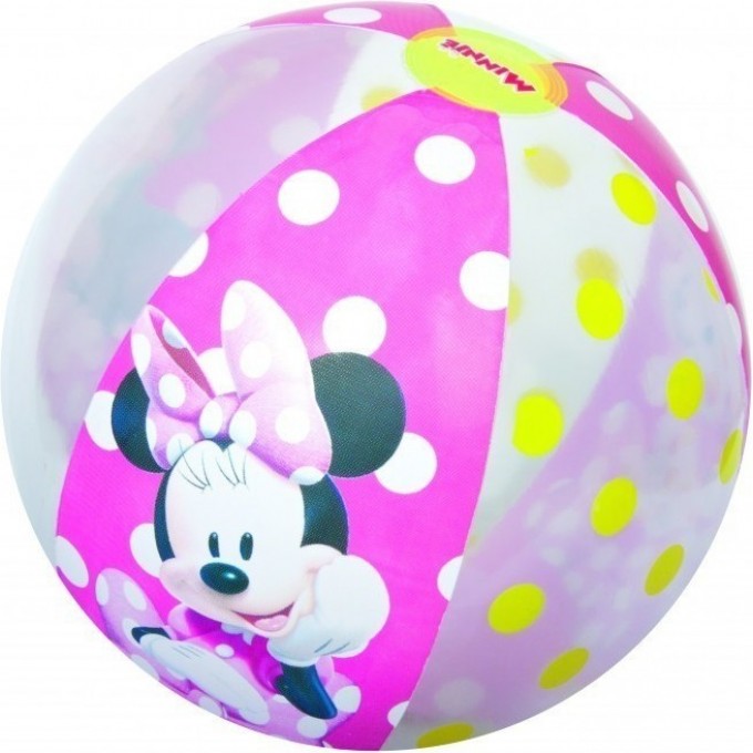 Пляжный мяч BESTWAY MINNIE MOUSE 51 см 91039 BW Пляжный мяч BESTWAY MINNIE MOUSE 51 см 91039 BW