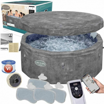 СПА-бассейн BESTWAY CARRARA AIRJET 6001V BW150/170х65см 850л СПА-бассейн BESTWAY CARRARA AIRJET 6001V BW150/170х65см 850л